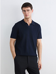 LCW Vision Men's Polo Collar Knitted T-shirt - S65449Z8-R40 | LC