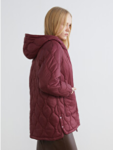 LCW Vision Hooded Quilted Women's Puffer Coat - S66002Z8-CWK - LC