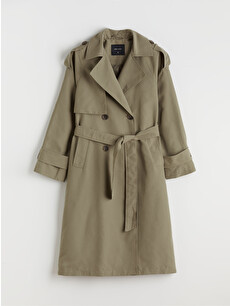LCW Vision Double-Breasted Trench Coat - S66011Z8-D2V | LC Waikiki