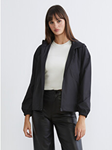 LCW Vision Kapüşonlu Oversize Kadın Yağmurluk - S66084Z8-CVL | LC