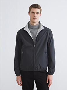 SOUTHBLUE Mock Neck Men's Jacket - S66143Z8-R4W | LC Waikiki
