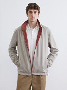 SOUTHBLUE Zippered Hooded Men's Jacket - S66145Z8-JAL | LC Waikiki
