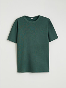 LCW Kids Textured Tee For The Young Gentleman - S66648Z4-HHP | LC