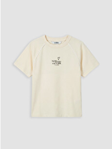 LCW Kids Printed Girls' Soft Touch T-shirt - S66941Z4-ZS3 | LC Waikiki