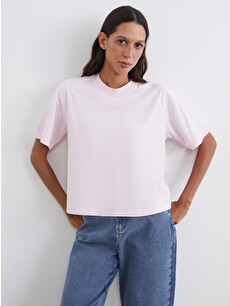 LCW Vision Crew Neck Women's T-shirt - S6AO63Z8-JH4 | LC Waikiki
