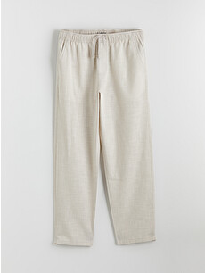 XSIDE Relaxed Fit Linen-Look Men's Trousers - S6AV12Z8-R7Z | LC