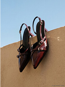 LCW STEPS Pointed Toe Patent Leather Women's High Heels - S6DU87Z8