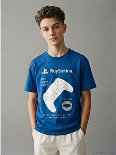 LCW Kids Playstation Printed Boys' T-shirt - S6DY62Z4-HSJ | LC Waikiki