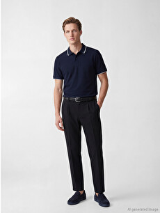 SOUTHBLUE Regular Fit Men's Pleated Trousers - S6EJ72Z8-RFH | LC