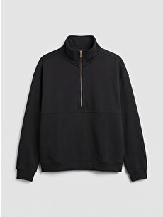 LCW Vision Mock Neck Women's Half-zip Sweatshirt - S6FO21Z8-CVL