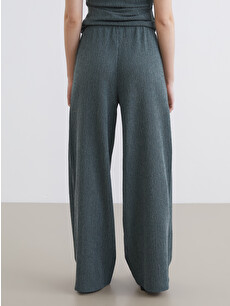 XSIDE Elastic Waist Textured Women's Trousers - S6G982Z8-ZSY | LC