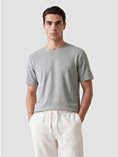 LCW Vision Crew Neck Men's T-shirt - S6GK49Z8-CUZ | LC Waikiki