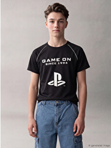 【希少】ヴィンテージ　Kappa SONY PlayStation ゲームシャツ LCW Kids Erkek Çocuk PlayStation Baskılı Tişört - S6H814Z4-HNX