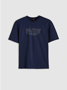 XSIDE Crew Neck Nyc Printed Cotton Men's T-shirt - S6HL60Z8-2OQ