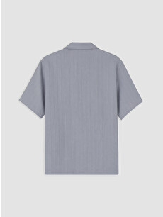 XSIDE Relaxed Fit Textured Men's Shirt - S6JG70Z8-J0M | LC Waikiki
