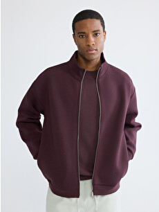 XSIDE Relaxed Fit Mock Neck Men's Zip-Up Sweatshirt - S6JS32Z8-2OH