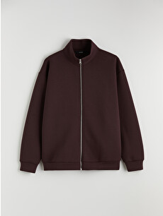 XSIDE Relaxed Fit Mock Neck Men's Zip-up Sweatshirt - S6JS32Z8-2OH