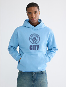 XSIDE ACTIVE Manchester City Printed Men's Hoodie - S6K086Z8-QZD