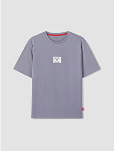 XSIDE ACTIVE Crew Neck Printed Men's Sports T-Shirt - S6K092Z8-SUL