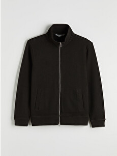 LCW Vision Mock Neck Men's Zip-up Sweatshirt - S6K841Z8-HDW | LC