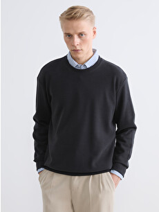 LCW Vision Crew Neck Men's Sweatshirt - S6KP39Z8-KUA | LC Waikiki