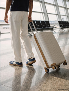 LCW JOY Lock Detailed Large Size Suitcase - S6KS70Z8-K6V | LC Waikiki