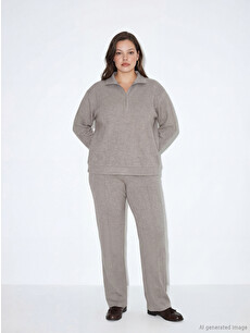 LCWAIKIKI Classic Women's Patterned Sweatpants with Elastic