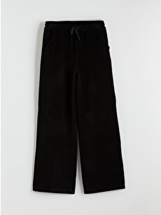LCW Kids Girls' Velvet Sweatpants With Elastic Waistband