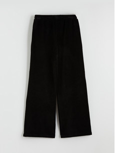 LCW Kids Girls' Velvet Sweatpants With Elastic Waistband