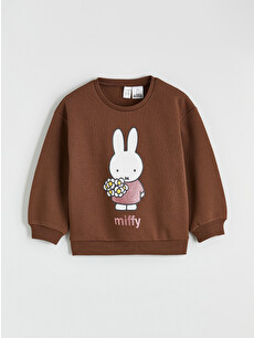 LCW Kids Miffy Print Girls' Cozy Sweatshirt - S6NA02Z1-HHA - LC