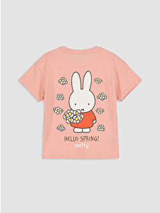 LCW Kids Miffy Baskılı Kız Çocuk Penye Tişört - S6O666Z1-GAM | LC