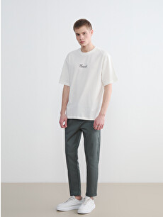 XSIDE Oversize Crew Neck Printed Men's T-shirt - S6OG52Z8-R9J | LC