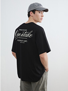 XSIDE Crew Neck Printed Men's T-shirt - S6OG53Z8-CVL | LC Waikiki