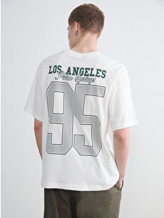 XSIDE Crew Neck Los Angeles Printed Jersey Men's T-shirt