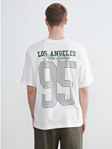 XSIDE Crew Neck Los Angeles Printed Jersey Men's T-shirt