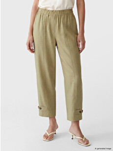LCWAIKIKI Classic Elastic Waist Modal Blend Women's Trousers