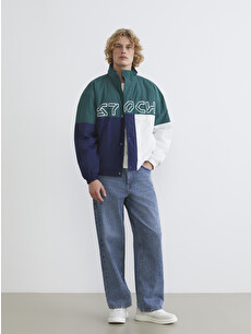 XSIDE Relaxed Fit Mock Neck Men's Jacket - W60127Z8-JRU | LC Waikiki