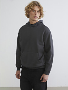 XSIDE Kangaroo Pocket Men's Thick Hoodie - W60852Z8-VX9 | LC Waikiki