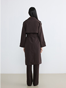 LCW Vision Belted Gabardine Women's Trench Coat - W63838Z8-DJ7