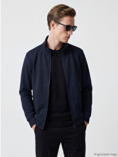 SOUTHBLUE Men's Mock Neck Zip-up Sweatshirt - W6AT82Z8-RFH | LC