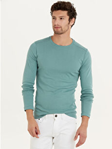 LCWAIKIKI Basic Man GREEN T-Shirt -9W3315Z8-GTK - LC Waikiki