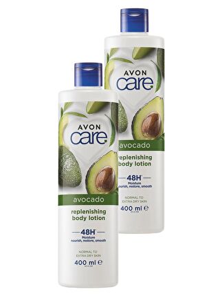 AVON Care Kuru Ciltler İçin Avokado Özlü Vücut Losyonu 400 Ml. İkili Set