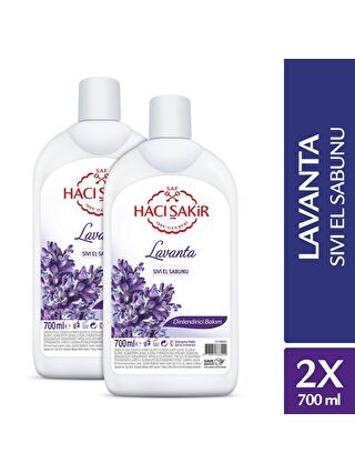 Hacı Şakir Lavanta Dinlendirici Bakım Sıvı El Sabunu 2 x 700 ml