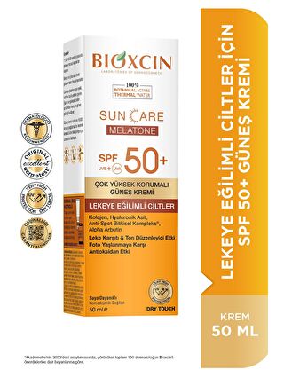 Bioxcin Sun Care Lekeye Eğilimli Ciltler Için SPF50+ Güneş Kremi 50 ml