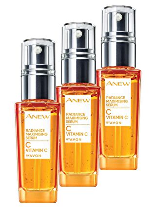 AVON Anew Vitamin C Canlandırıcı Serum 30 Ml. Üçlü Set