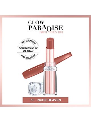 L'Oreal Paris Glow Paradise Balm-in-Lipstick - Işıltı Veren Ruj 191 Nude Heaven