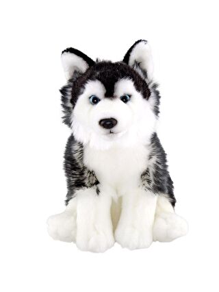 Animals of The World Floppy Siyah Husky Pelüş Oyuncak 28cm