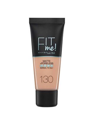 Maybelline New York Fit Me Matte+Poreless Fondöten - 130 Buff Beige