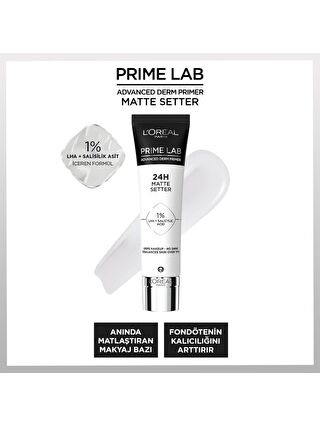 L'Oreal Paris Prime Lab Matte Setter Matlaştırıcı Makyaj Bazı