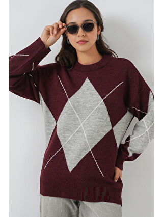 Bordo-Koyu Mavi-Haki